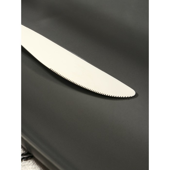 Нож столовый Magistro «Джентри», h=22,5 см, цвет серебряный