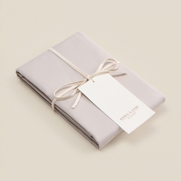 Наволочка 300ТС SL Home Steel 50*70+3 см , сатин, 100% хлопок