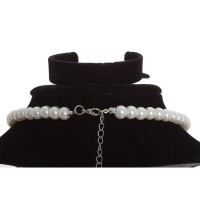 Бусы «Шар» нить, классика, шар №10, белые, L=45 см