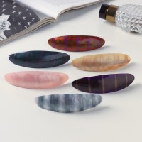 Заколка-автомат для волос "Сильва" колоритные полосы, 9 см, микс