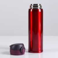 Термос Мастер К «Топ», 500 мл, сохраняет тепло 8 ч, нержавеющая сталь, микс