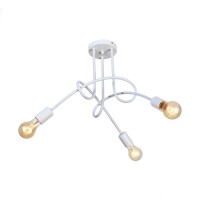 Светильник "Узел" белый 3x40W E27 85x85x40 см