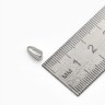 Держатель для кулонов (набор 20 шт.) 8×4 мм, цвет серебро