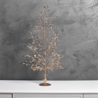 Фигура светодиодная «Застывшие кристаллы» 55×30×3 см, 20 LED, от батареек CR2032×2, свечение тёплое белое