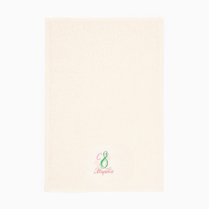 Полотенце махровое Этель "С 8 Марта" 35х50 см, 100% хлопок, 350 г/м2