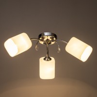 Люстра "Лиана" 3хЕ27 40Вт хром 55х55х36 см BayerLux