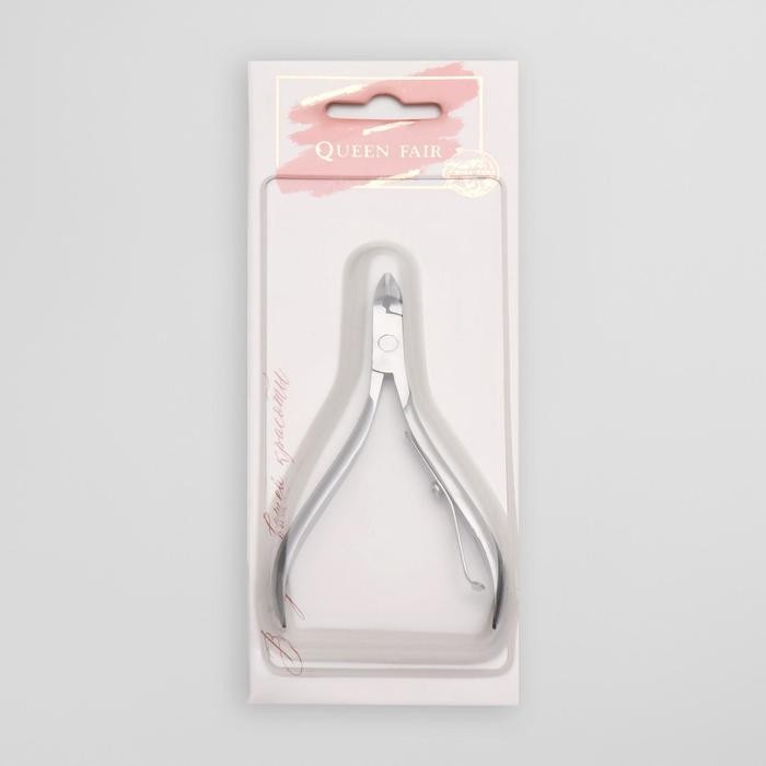 Кусачки маникюрные для кутикулы, 9 см, длина лезвия - 9 мм, на блистере, цвет серебристый