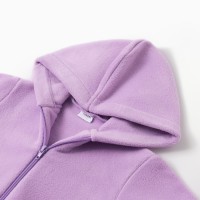 Комбинезон флисовый детский MINAKU: Fleece Soft, сиреневый, рост 98 см