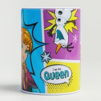 Копилка "I am the QUEEN", Холодное сердце 6,5 см х 6,5 см х 12 см