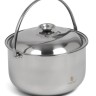 Котелок походный Maclay, 24 см, с крышкой, нержавеющая сталь