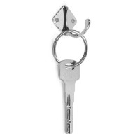 Крючок мебельный ТУНДРА TKO026, однорожковый, хром, 20 шт.