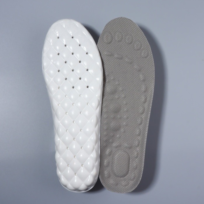 Стельки для обуви, амортизирующие, р-р RU до 38 (р-р Пр-ля до 38), 25 см, пара, серые