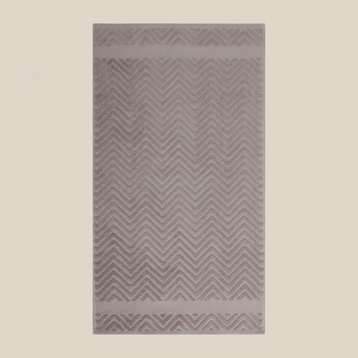 Полотенце махровое SL HOME: Geometry "Саббиа" 50х90 см, 83% хлопок, 17% лён, 500 г/м2