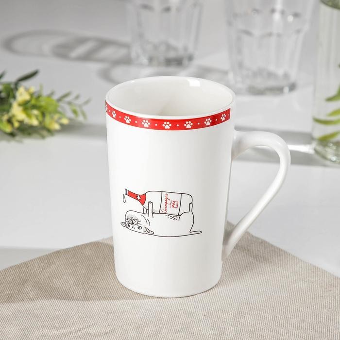 Кружка Доляна «Пятница», 380 мл, 11,5×8×12,2 см