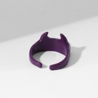 Кольцо «Монстрик» беззубик, цвет фиолетовый, безразмерное
