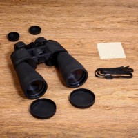 Бинокль «Турист» Мастер К, 10-30×60, регулируемый зум, с чехлом, чёрный, линзы рубин