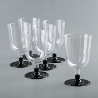 Бокал для вина «Кристалл», 200 мл, 6 шт/уп, цвет МИКС