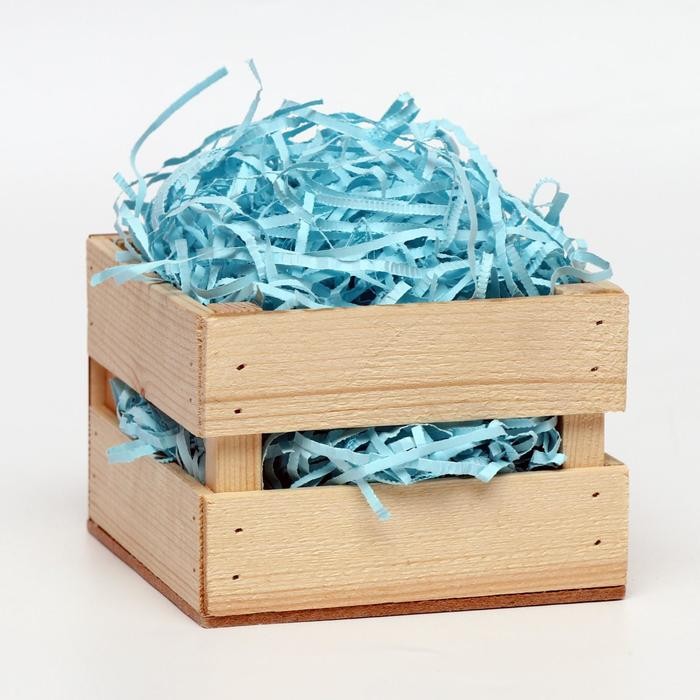 Наполнитель бумажный, голубой, 100 г