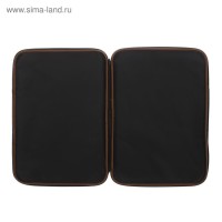 Папка для чертежей и рисунков А3, 470 х 350 х 20 мм, с ручками, текстильная, Calligrata Стандарт, Черная, плотность 600D