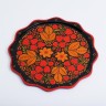 Тарелка «Блинная», хохлома D-30