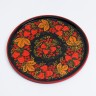 Тарелка «Блинная», хохлома D-30