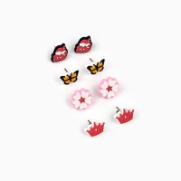 Серьги гвоздики детские «Красивой», МИКС