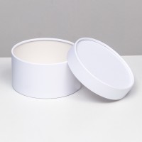 Подарочная коробка «Алмаз» белый, завальцованная без окна, 16×11 см