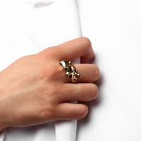 Кольцо металл «Ракушка» раковина, цвет золото, размер 16