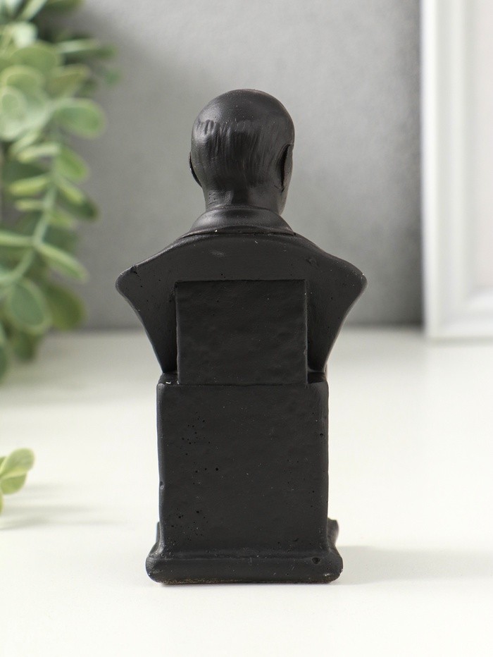 Бюст «Ленин В.И», фигурка гипс, 12×6×4.5 см, графит