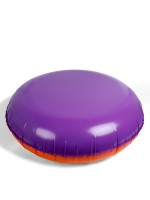 Тюбинг-ватрушка Winter Star, диаметр чехла 120 см, сиреневый, оранжевый