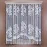 Тюль кухонная со шторной лентой, 210х155 см, 100% полиэстер