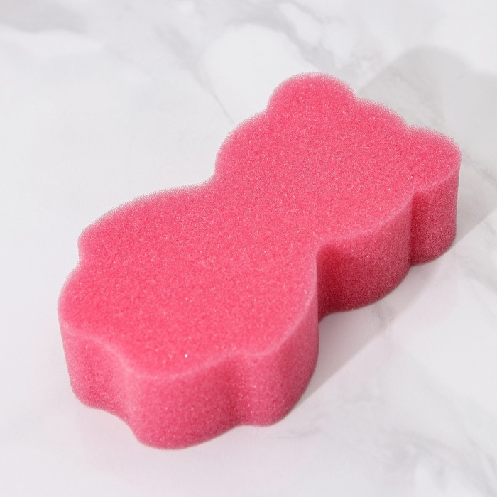 Губка для тела детская «Мишка», 14,5×9 см