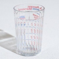 Стакан граненый "За Россию Матушку!", 250 мл