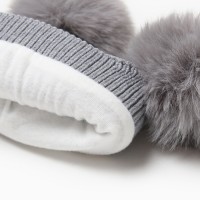 Шапка утепленная «Крошка Я», размер 48-50 (2-3 года), серая