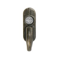 Крючок мебельный VINTAGE 001, цвет бронза