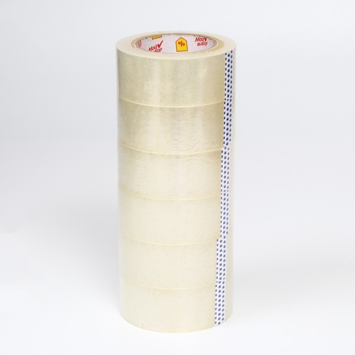 Клейкая лента «Мой выбор», прозрачная, 47 мм × 150 м, 38 мкм