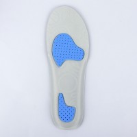 Стельки для обуви, универсальные, амортизирующие, р-р RU до 40 (р-р Пр-ля до 39), 26 см, пара, серые