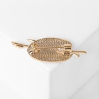 Брошь «Палитра» художника, цветная в золоте