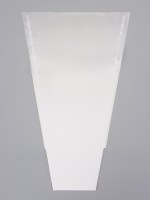 Пакет конус для цветов, «Переход», 30+9.5×45 см, белый