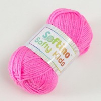 Пряжа 100% акрил "Softy Kids" 90м ±5м 50 гр цвет 11 персидский розовый