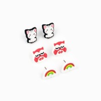 Серьги гвоздики детские «Милой», МИКС