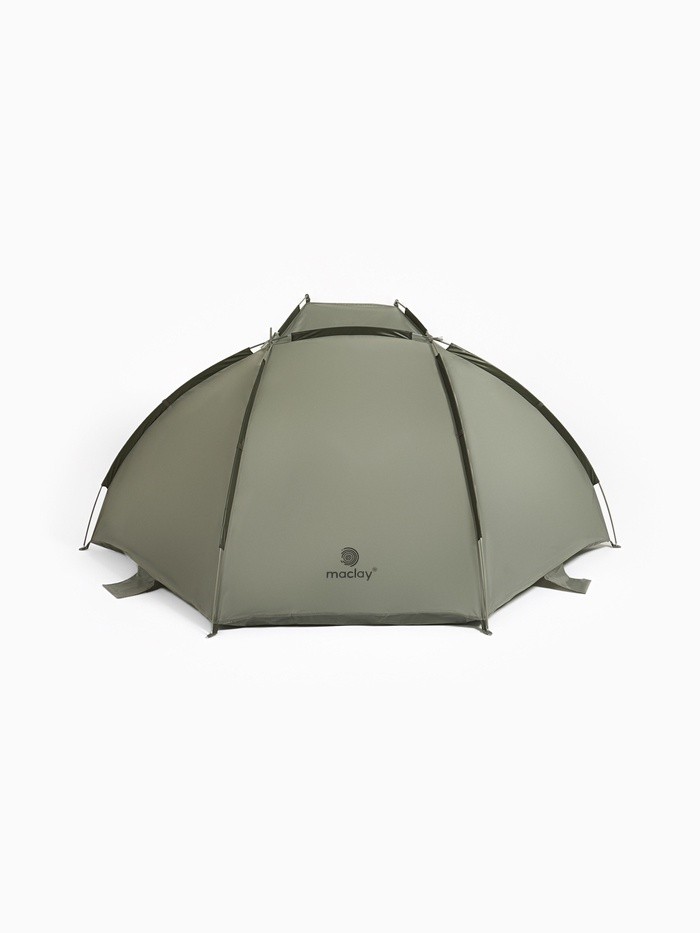 Палатка пляжная maclay, 240×120×120 см, трекинговая, однослойная, зелёная Палатка пляжная maclay, 240×120×120 см, трекинговая, однослойная, зелёная