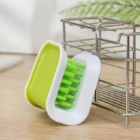 Щётка для столовых приборов и ножей Доляна, зелёная