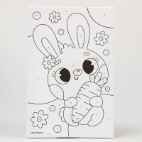 Картина по номерам для детей «Любопытный зайчик», 20 х 30 см