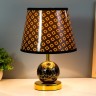 Настольная лампа "Амалия" E14 40Вт черный золото 20х20х30 см RISALUX Настольная лампа "Амалия" E14 40Вт черный золото 20х20х30 см RISALUX