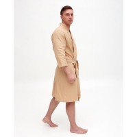 Халат вафельный мужской «ЭкономьиЯ» размер 54-56