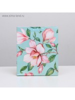 Пакет подарочный ламинированный, упаковка, «Магнолия», ML 23 х 27 х 11.5 см