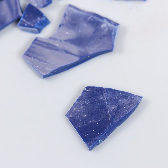 Стеарин для свечей с красителем "Лунно-голубой" 5 гр Стеарин для свечей с красителем "Лунно-голубой" 5 гр