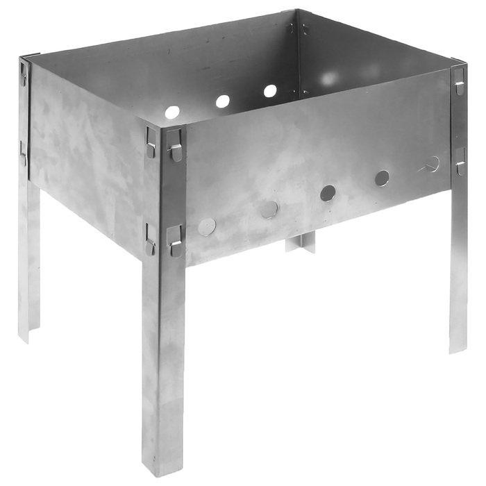 Мангал maclay «Мини», без шампуров, 30×24×30 см, металлический, разборный