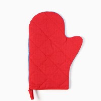 Варежка-прихватка новогодняя "С любовью от Дракоши" 20х28 см, 35% хл, 65% пэ, ватин 250 г/м2